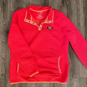 Ll bean air light pullover nwot